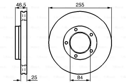 Тормозной диск BOSCH 0 986 478 452