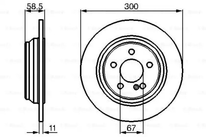 Тормозной диск BOSCH 0 986 478 472