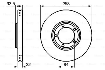 Тормозной диск BOSCH 0 986 478 530