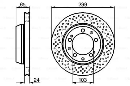 Тормозной диск BOSCH 0 986 478 595