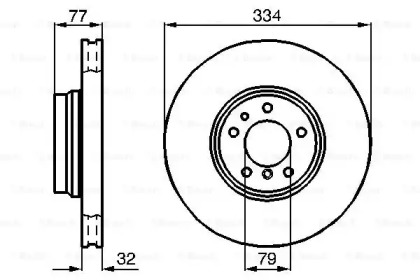 Тормозной диск BOSCH 0 986 478 623