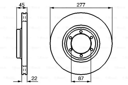 Тормозной диск BOSCH 0 986 478 635