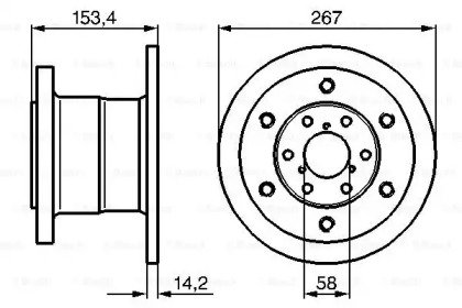 Тормозной диск BOSCH 0 986 478 647