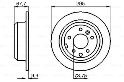 Тормозной диск BOSCH 0 986 478 692