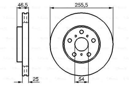 Тормозной диск BOSCH 0 986 478 724