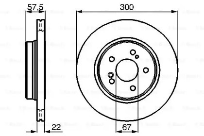 Тормозной диск BOSCH 0 986 478 793