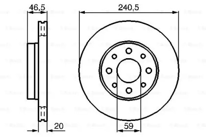 Тормозной диск BOSCH 0 986 478 878