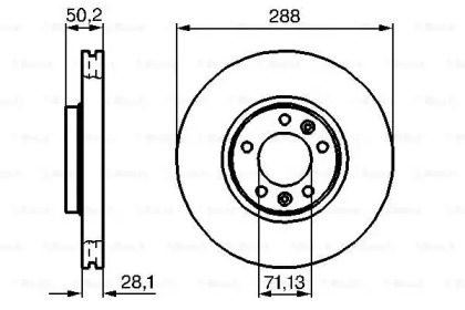 Тормозной диск BOSCH 0 986 479 026