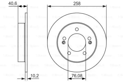 Тормозной диск BOSCH 0 986 479 059