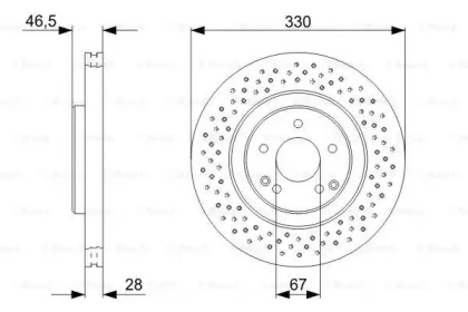 Тормозной диск BOSCH 0 986 479 C76