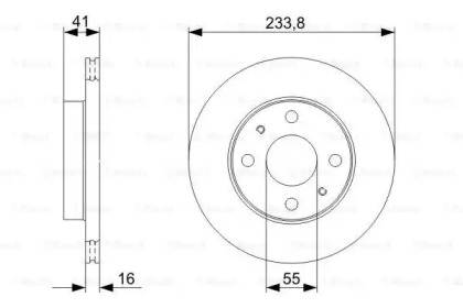 Тормозной диск BOSCH 0 986 479 352