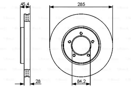 Тормозной диск BOSCH 0 986 479 427