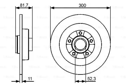 Тормозной диск BOSCH 0 986 479 446