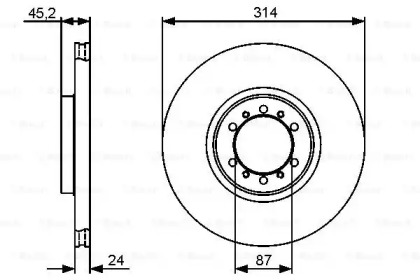 Тормозной диск BOSCH 0 986 479 469