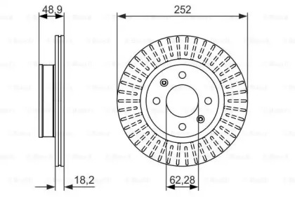 Тормозной диск BOSCH 0 986 479 770