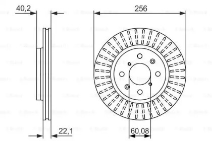 Тормозной диск BOSCH 0 986 479 788