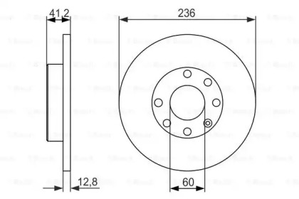 Тормозной диск BOSCH 0 986 479 830