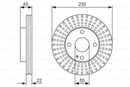 Тормозной диск BOSCH 0 986 479 842