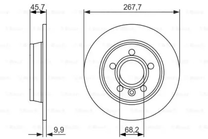 Тормозной диск BOSCH 0 986 479 863