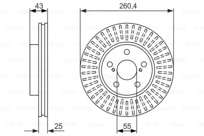 Тормозной диск BOSCH 0 986 479 869