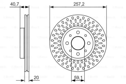 Тормозной диск BOSCH 0 986 479 875