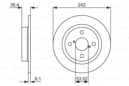 Тормозной диск BOSCH 0 986 479 879