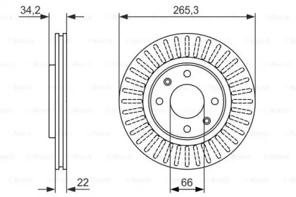 Тормозной диск BOSCH 0 986 479 890