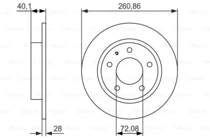 Тормозной диск BOSCH 0 986 479 894