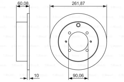 Тормозной диск BOSCH 0 986 479 895