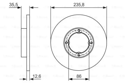 Тормозной диск BOSCH 0 986 479 898