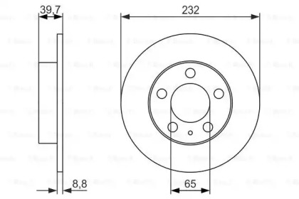 Тормозной диск BOSCH 0 986 479 915