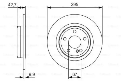 Тормозной диск BOSCH 0 986 479 A04