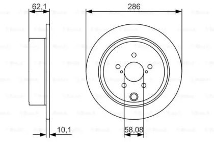 Тормозной диск BOSCH 0 986 479 A10