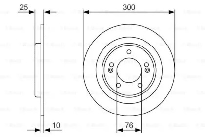 Тормозной диск BOSCH 0 986 479 A14