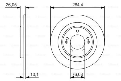 Тормозной диск BOSCH 0 986 479 A15