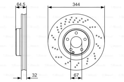 Тормозной диск BOSCH 0 986 479 A17