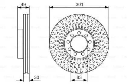 Тормозной диск BOSCH 0 986 479 A23