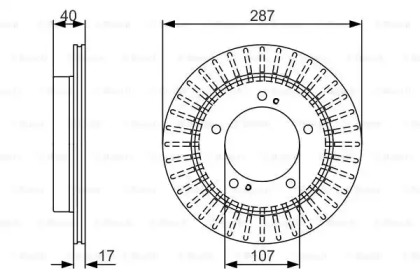 Тормозной диск BOSCH 0 986 479 A32