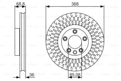 Тормозной диск BOSCH 0 986 479 A33