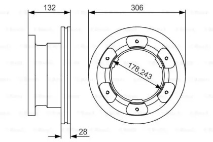 Тормозной диск BOSCH 0 986 479 A35