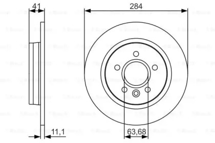 Тормозной диск BOSCH 0 986 479 A36