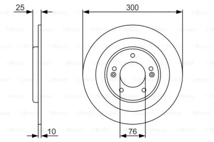 Тормозной диск BOSCH 0 986 479 A46