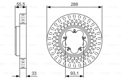 Тормозной диск BOSCH 0 986 479 A49