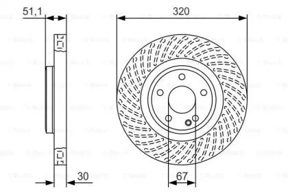 Тормозной диск BOSCH 0 986 479 A59