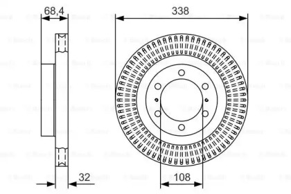 Тормозной диск BOSCH 0 986 479 A65