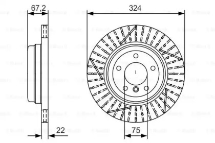 Тормозной диск BOSCH 0 986 479 A78