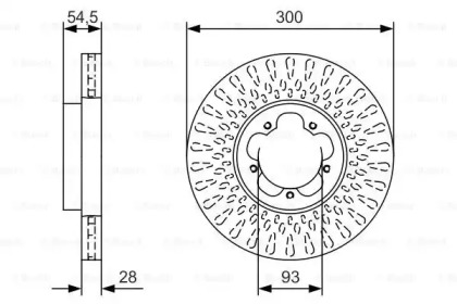 Тормозной диск BOSCH 0 986 479 B11