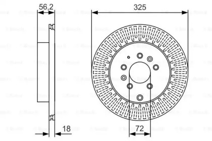 Тормозной диск BOSCH 0 986 479 C30