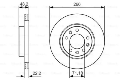 Тормозной диск BOSCH 0 986 479 C34