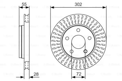 Тормозной диск BOSCH 0 986 479 C38